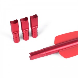 R9 EK Bågskytte Infoga Aluminium Arrow Nocks för bågskytte Crossbow Arrow Jakt