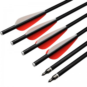 Elong Outdoor 117011 16Inch od8mm 8031 ​​Fiberglasbultar Bågskytte Jakt med Crossbow Bolt