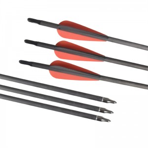 Elong Outdoor 113024 ID6.2mm SP400 Carbon Fiber Arrow Bågskytte Utomhus Skytte Sport