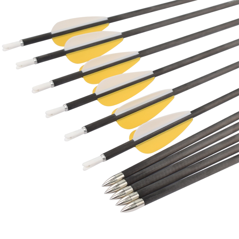 Elong Outdoor 110322 ID4.2MM SP700 Carbon Fiber Arrow Archery Recurve Bow Shooting