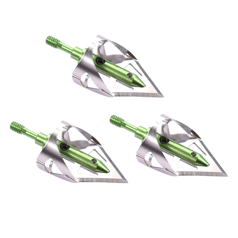 Nika bågskytte 15B025 100 korn bredband bågskytte crossbow bolt jakt crossbow pil tips jakt