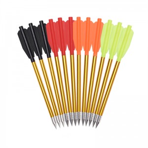 ELONG OUTOME 110301 6.5INCH Crossbow Bolts Hollow Aluminium Carbon Steel Point för bågskyttejakt