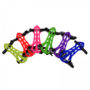 ELONG OUTOME 440001 Arm Guard Mjuk gummijusterbar dubbelfaced bågskytte med skyddande