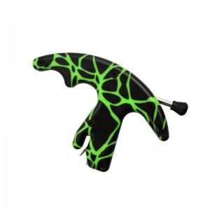 Elong Outdoor 42RA01-GNS Green Camo Thumb Release Aid Bågskytte Båge Fotografering med hjälp av hjälp