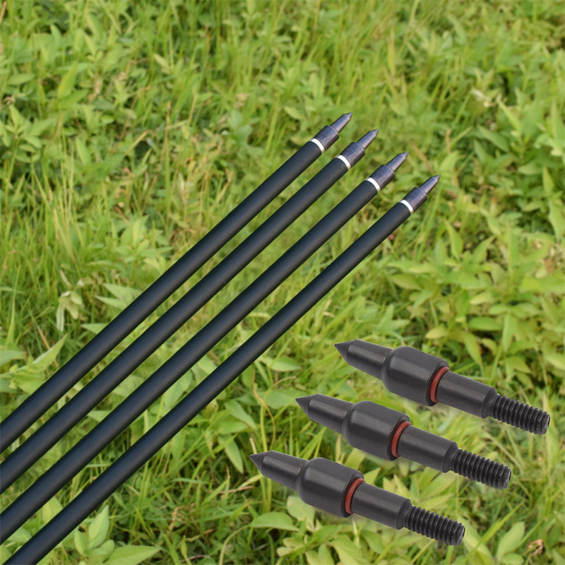 Elongarrow 100Grain Archery Steel Arrowheads för 7,8 mm pilar